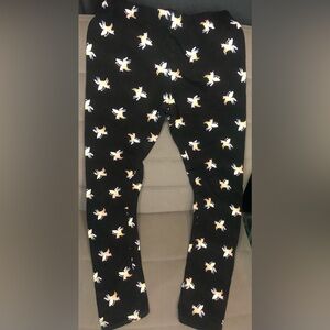 Cat & Jack Girls Black Unicorn Pants Size 7/8